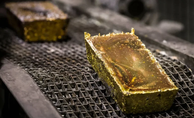 Gold falls below record highs but holds above $5,000