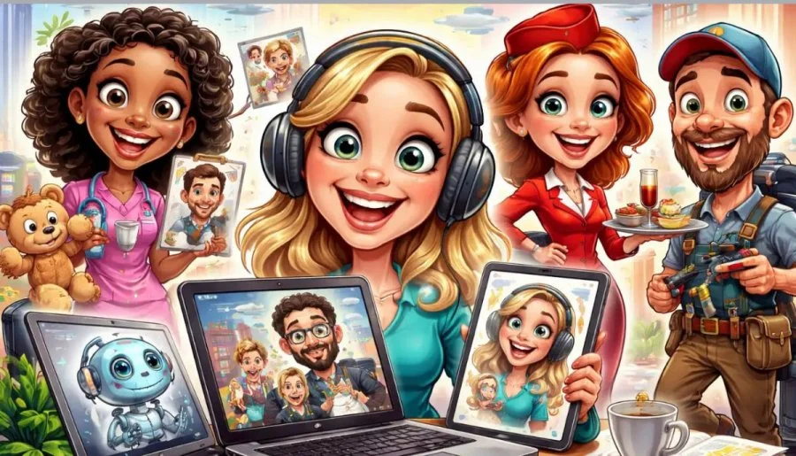 Viral ChatGPT AI caricature trend