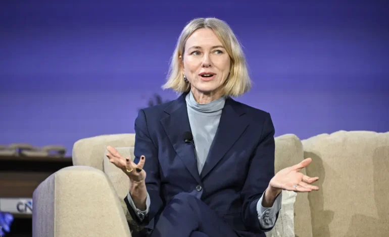 Naomi Watts urges women to own menopause